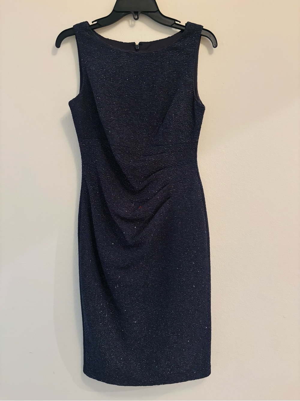 Eliza J Shimmery Grey Dress